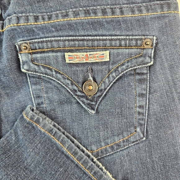 Hudson Jeans Made in USA #107906 Bootcut Denim Women’s 28 Dark Wash - Picture 11 of 13